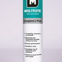 Black Molykote Longterm 2 Plus Extreme Pressure Bearing Grease at